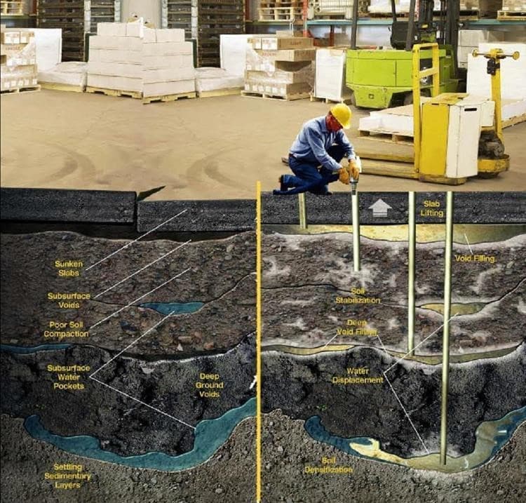 Стабилизация грунта композитно-геополимерным методом